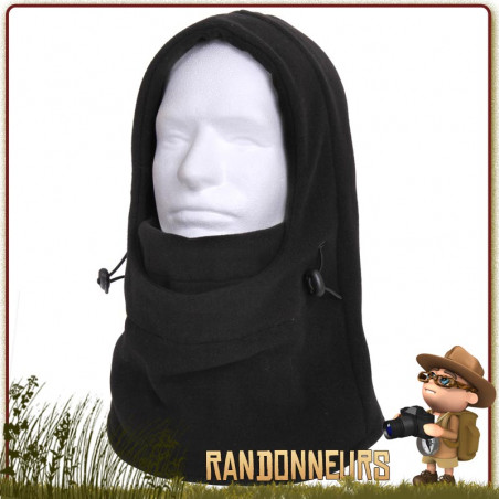 Balaclava Polaire 3 en 1 Noire Rothco