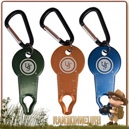 Pince à tique Tick Wrangler UST levier pour enlever les petites et les grosses tiques sur homme et animal