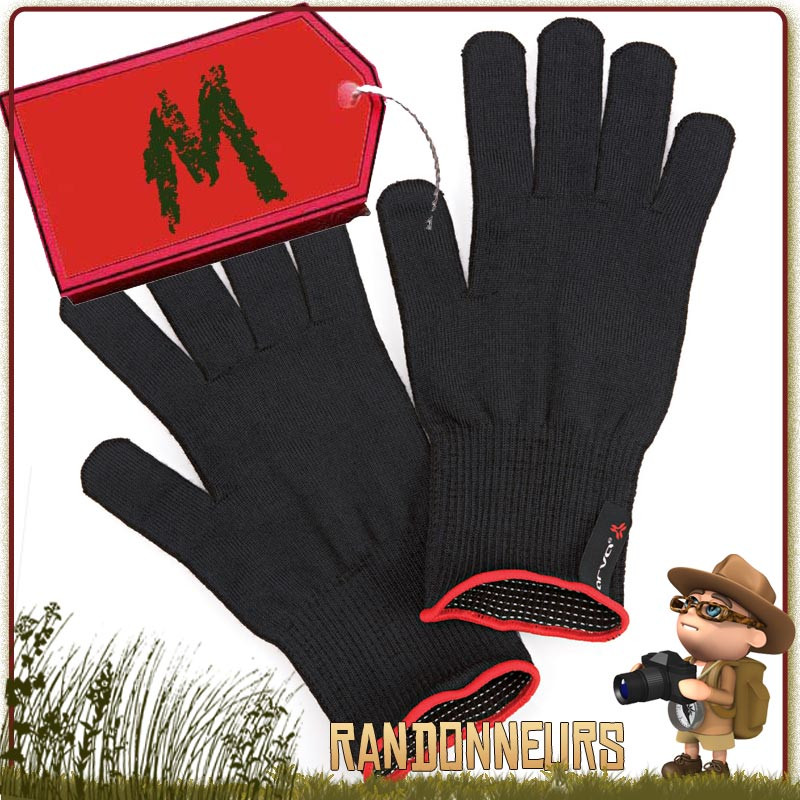 gants hiver pour écran tactile finger touch arva de randonnée légère