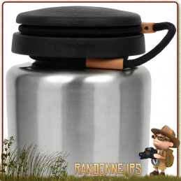 Set Gourde Nalgene Inox STANDARD avec Quart acier pour randonnée bivouac bushcraft survie