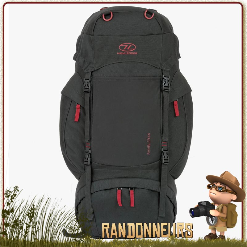 Sac à Dos TREKKER 55L Wilsa Tarmac trekking grande randonnee legere