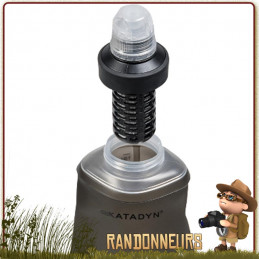 gourde filtrante katadyn BeFree 1 litre tactical est une gourde militaire souple pour filtrer l'eau potable en randonnée