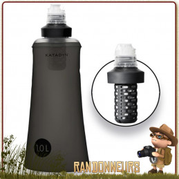 gourde filtrante katadyn BeFree 1 litre tactical est une gourde militaire souple pour filtrer l'eau potable en randonnée
