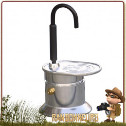 Cafetière Expresso 1 Tasse Basic Nature auminium de bivouac randonnée bushcraft