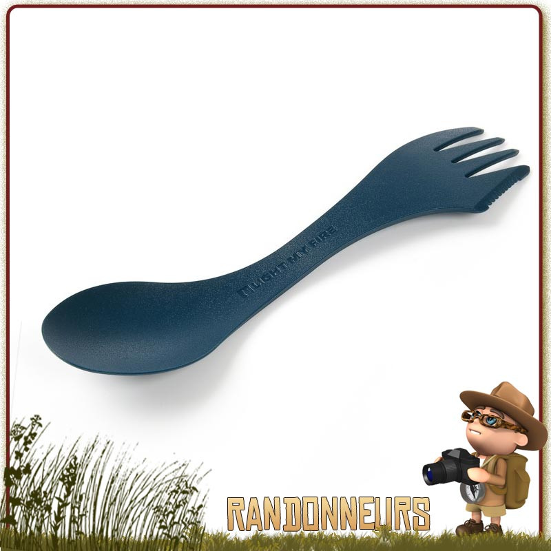 Spork Original Bio Bleu Light My Fire couvert vaisselle trekking ultra légère Spork Original Bio Bleu Light My Fire couvert vaisselle trekking ultra légère