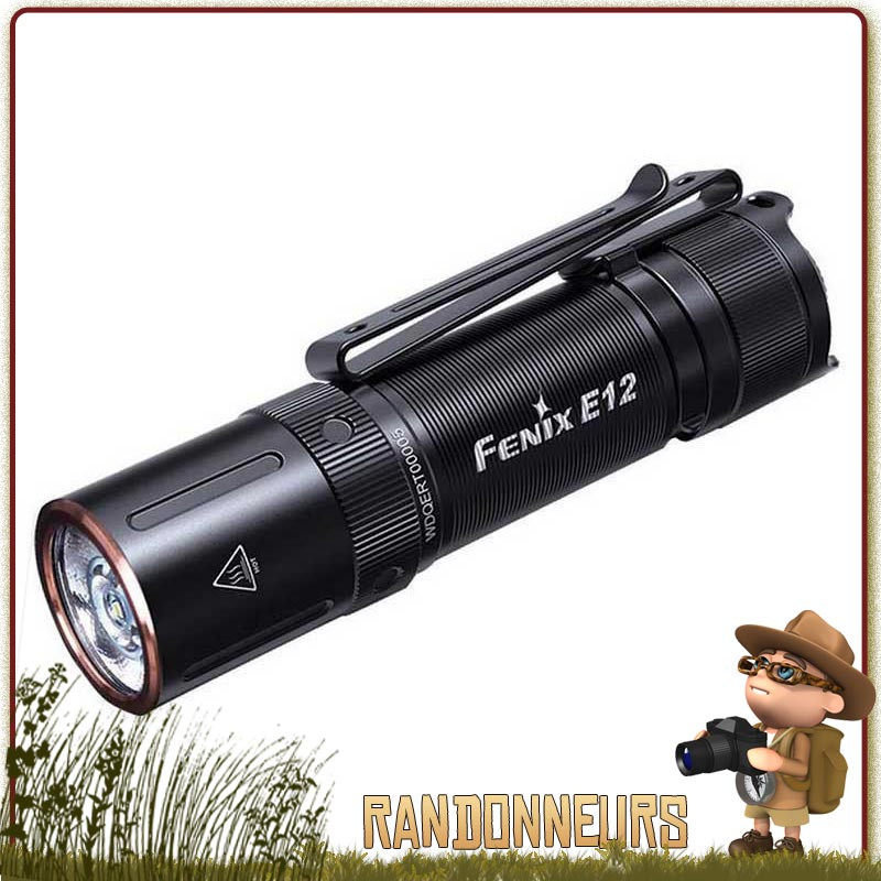 nouvelle Lampe Torche FENIX E12 V2 professionnelle puissante légère