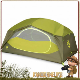 Tente AURORA 2P NEMO autoportante randonnee bivouac camping grand espace habitable