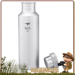 Gourde Trailbottle acier Inox Primus 1L noire de randonnée bushcraft