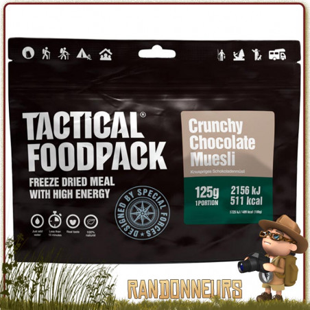 Muesli Croquant au Chocolat Tactical Foodpack