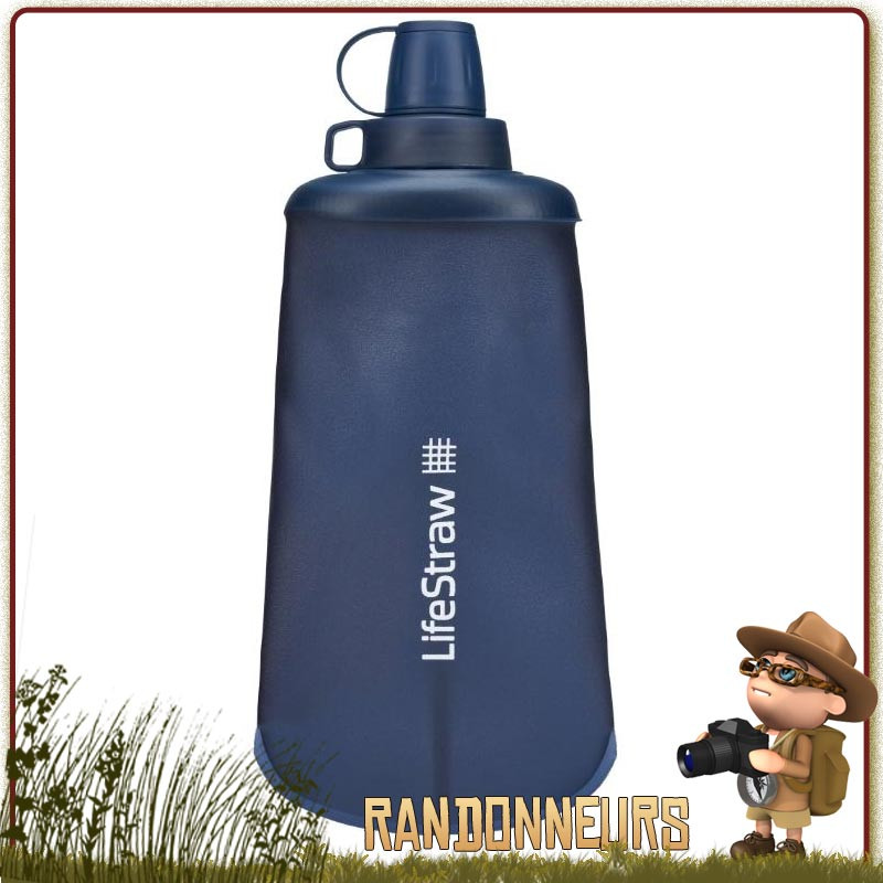 GOURDE FILTRATRION LIFESTRAW FLEX PEAK 650 ml randonnee ultra legere survie nature