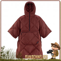 Honcho Poncho Down Thermarest Burgundy bivouac leger