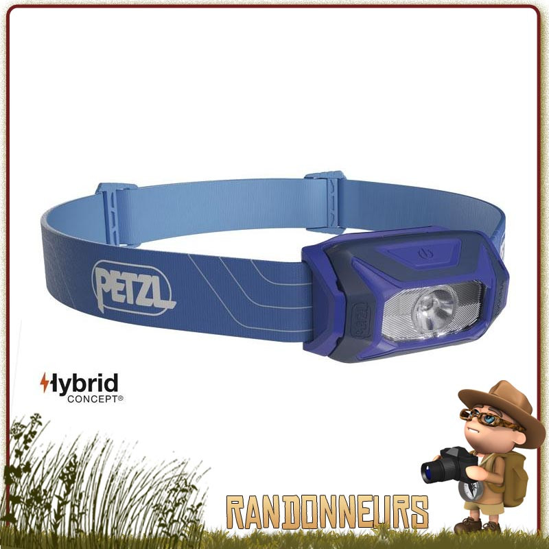 Lampe Frontale PETZL TIKKINA - 300 Lumens, 3 Modes, Piles AAA Incluses | Compacte, Légère 92 G, Faisceau Large