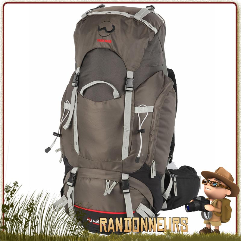 Sac à Dos TREKKER 55L Wilsa Tarmac trekking grande randonnee legere