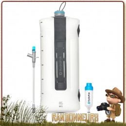 Filtre Gravité SEEKER 6L Hydrapak le meilleur solution de filtration pour voyage et bivouac randonnee expédition