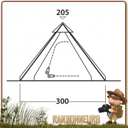 meilleure Tente Tipi BOLID 400 Easy Camp bushcraft