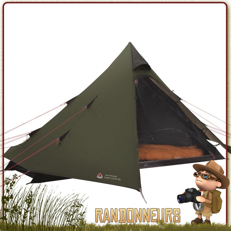 Tente Tarp Tipi Green Cone PRS Robens bivouac camp bushcraft nature