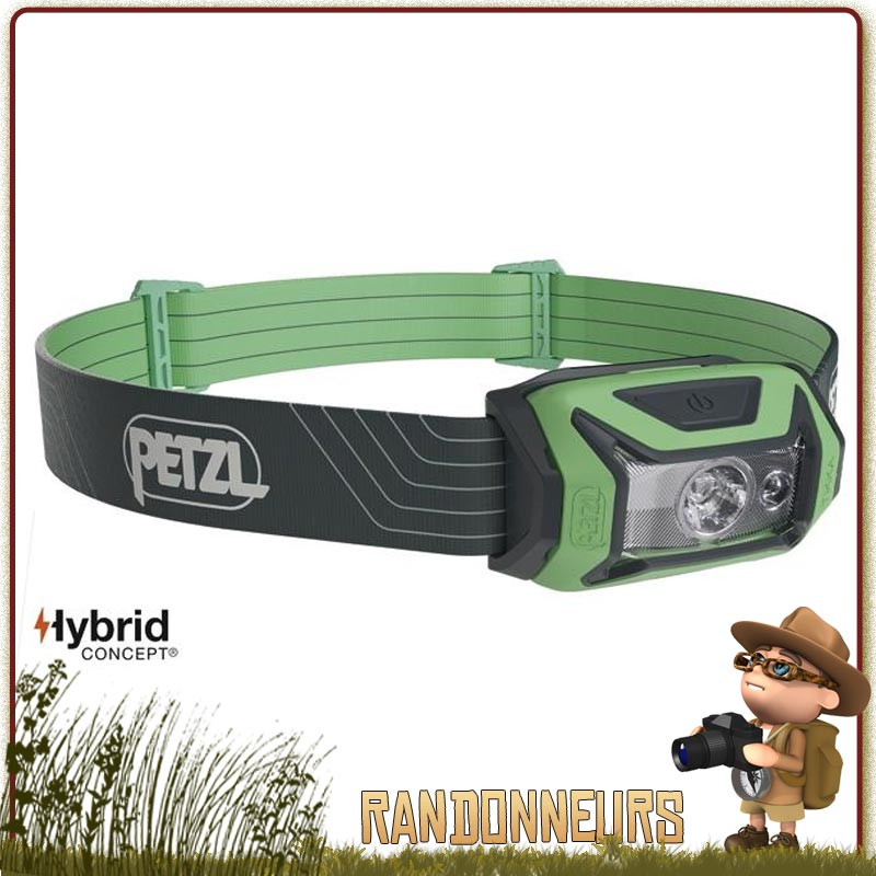 meilleure lampe frontale puissante pour la randonnee PETZL Tikka verte