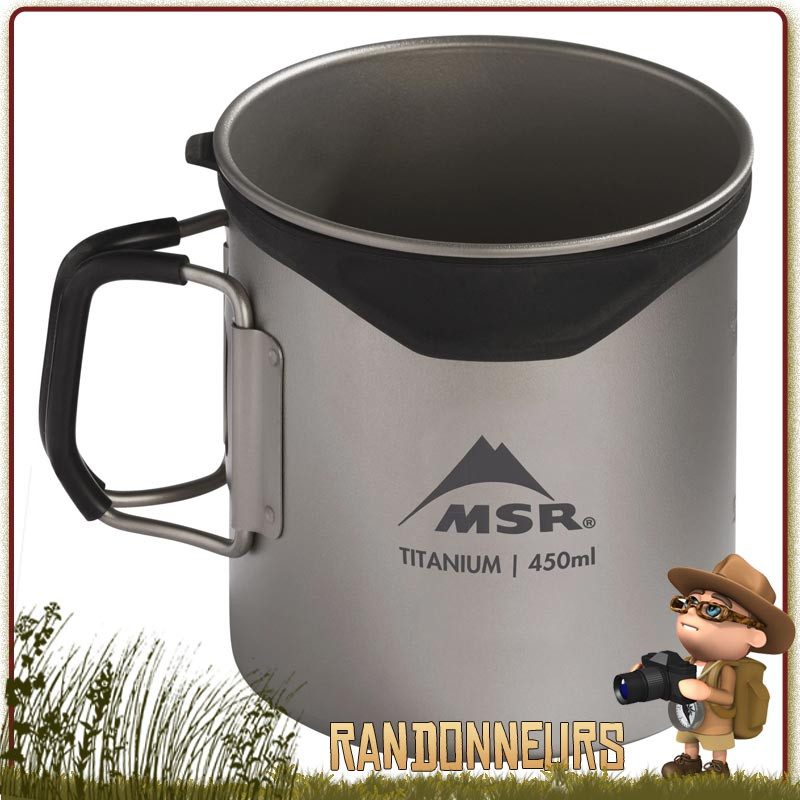 Tasse Titane 45 cl MSR ultra légere