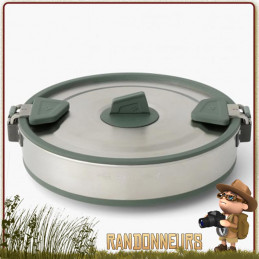 meilleure Casserole pliante Inox Detour 3L Sea To Summit bivouac randonnee leger