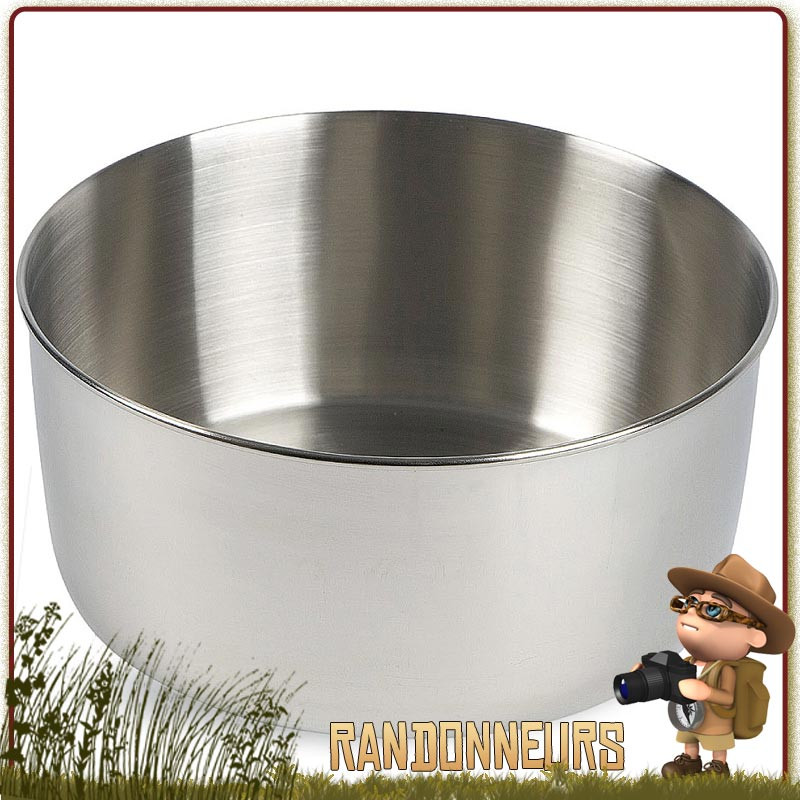 Assiette Inox Ultra Robuste KellyKettle bouilloire vaisselle bushcraft