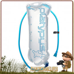 sac hydratation HOSER 3 Litres Platypus hydratation ultra-léger s'intègre dans poche sac à dos randonnée légère