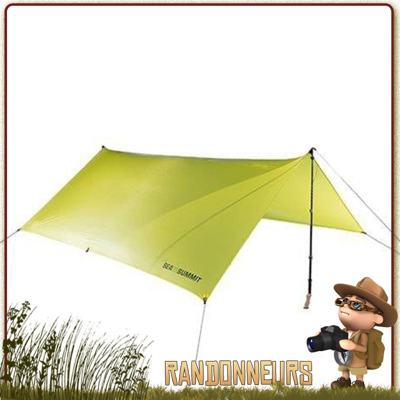 tarp bushcraft xxl grande taille étanche abri bivouac survie léger