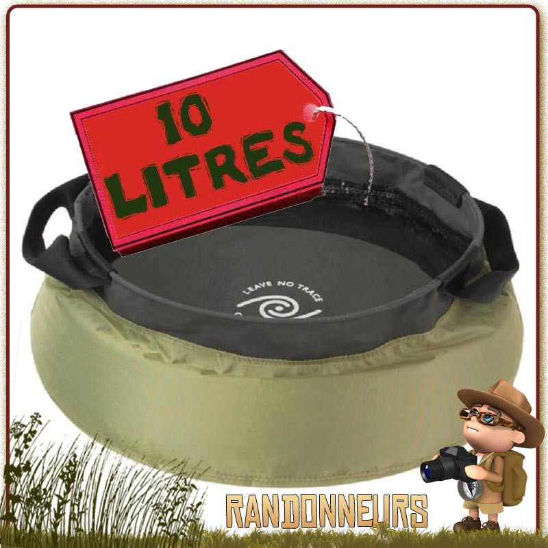 Bassine Souple Etanche 10 Litres Sea To Summit pour le linge vaisselle