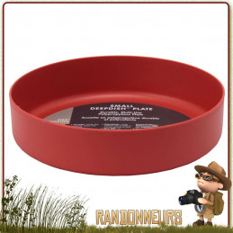 Assiette DeepDish MSR pour randonner léger, Polypropylène sans BPA, ultra légère et incassable, pour le camping