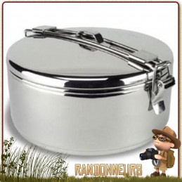 Casserole  bushcraft inox MSR Alpine Stowaway 110 cl. Ultra Résistante poignées à charnières avec fermeture robuste