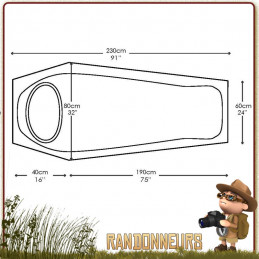 Tente armée tunnel ultra légère moins de 2kg, une place, la tente Stratosphere Snugpak est compacte et robuste