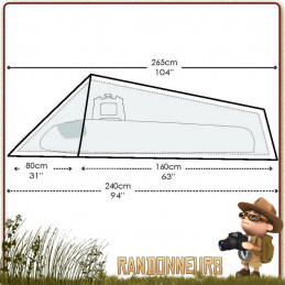 Tente militaire moins de 2kg, une place, la tente ionosphere Snugpak est compacte et ultra légère en tente tunnel