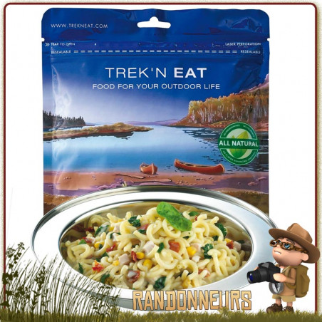 Pâtes à la Crème et au Poulet avec épinards Trek'n Eat