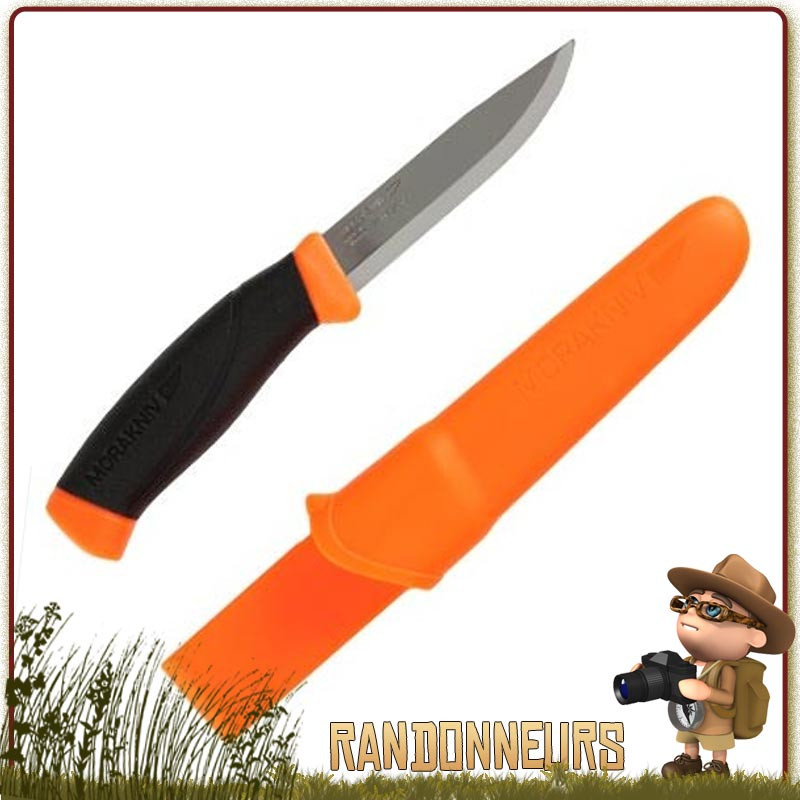 Couteau bushcraft Mora COMPANION F, autant de polyvalence dans un seul couteau MORA survie