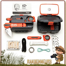 Survival Tool Kit Fosco 10 en 1 kit de survie randonnée complet