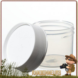 Boite Polypropylène nalgene de Stockage Jar 250ml rangement transport aliments cosmétique en voyage