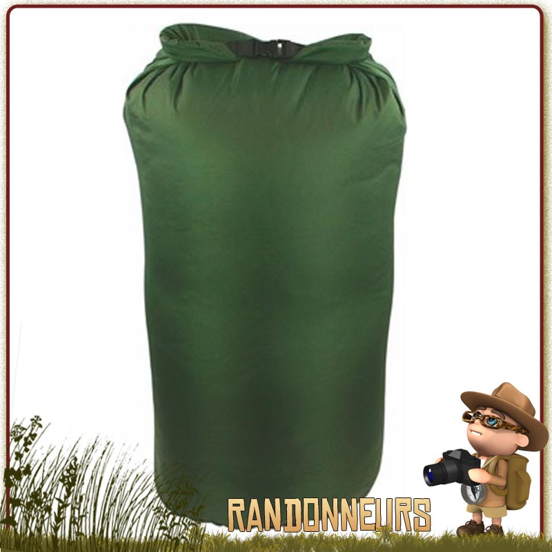 Sac Étanche 1 Litre VERT OLIVE Highlander Nylon 190T enduit PU Poche Sac étanche qui s'intègrera dans votre paquetage