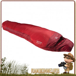 Sac De Couchage 4 Saisons Highlander Serenity 450 – Température Confort -4°C, Forme Momie, Remplissage 450g/m², Dimensions 220x80x55 Cm Déplié