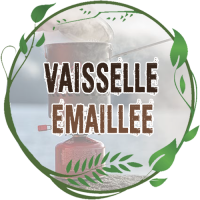 vaisselle acier émaillé vintage highlander assiette bol tasse tole émaillée à l'ancienne pas cher achat bouilloire émaillée en acier de couleur