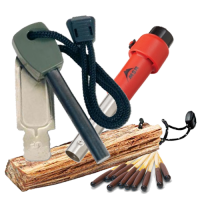 Alfresco Pierre à feu, Portable Petit Allume feu Naturel, Pierre a feu avec  Règle, Survivalisme Equipement, Randonnée Accessoires, Silex, Fire Steel  pour Camping, Randonnée, Kit de Survie Accessoires. : : Sports et